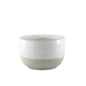 Hortus Bordeaux Stoneware Pot  - Grey - Dia 21 x H14cm