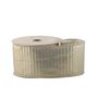Light Gold Ribbon - Wired Edge  - 63mm x 10yds