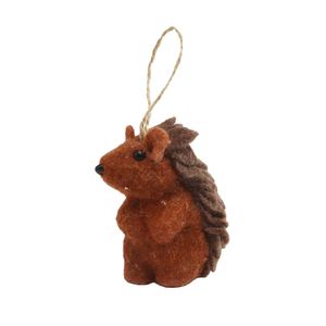 Hedgehog Hanging Decoration - H10cm