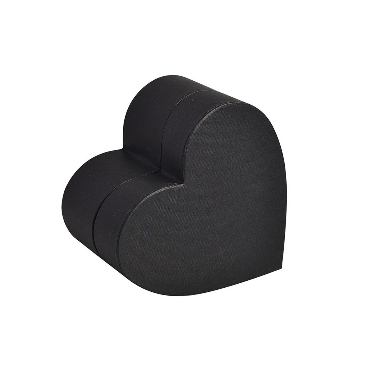 Small Black Heart Shaped Box