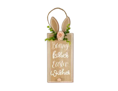 Easter Bunny Hanging Plaque