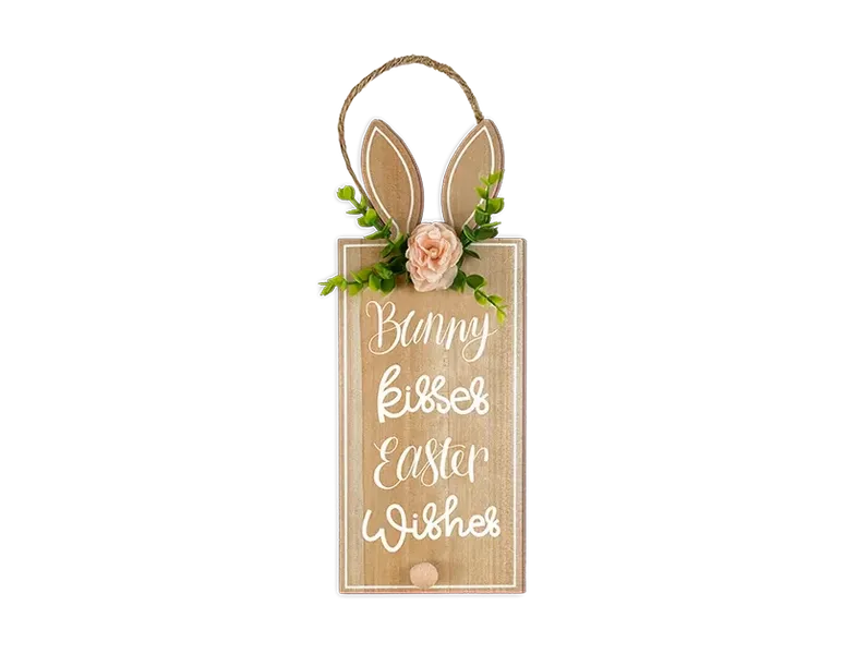 Easter Bunny Hanging Plaque