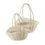 S/2 Oval Baskets W/handle