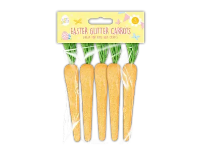 Easter Glitter Carrots