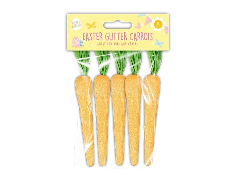 Easter Glitter Carrots