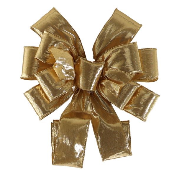 Metallic Gold Ready Made Bow - Dia29 x L72cm