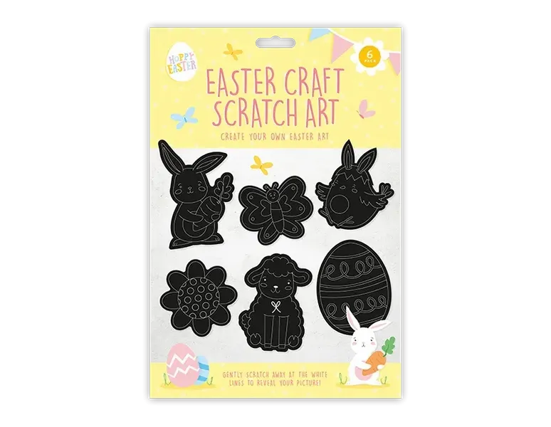 Easter Craft Scratch Art	