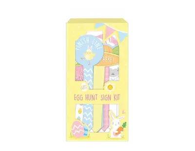 Easter Egg Hunt Sign Kit