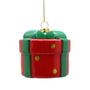 Round Giftbox Ornament - 10cm