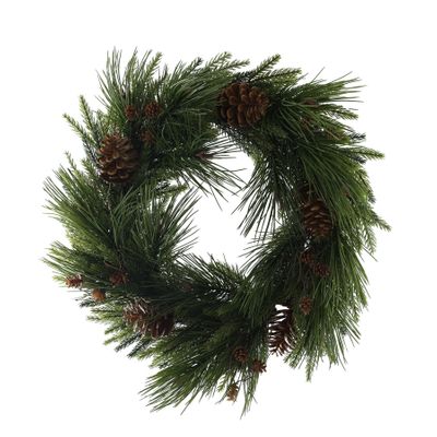 Pine Wreath - PVC Base - 60cm