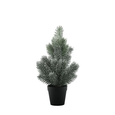 Pine Tree with Snow in Pot - 35cm