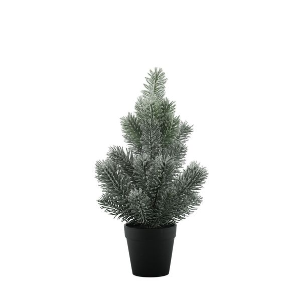 Pine Tree with Snow in Pot - 35cm