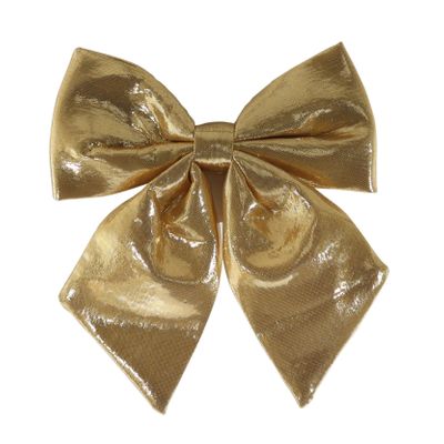 Gold Satin Bow - Dia 22cm