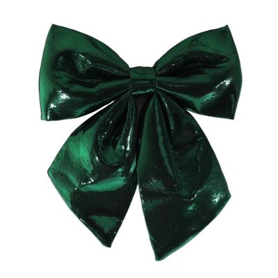 Green Satin Bow - Dia 22cm