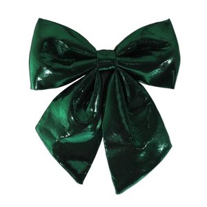 Green Satin Bow - Dia 22cm