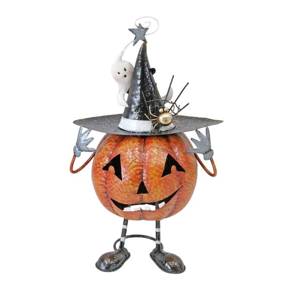 Halloween Metal Pumpkin - 44cm