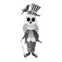 Halloween Metal Skeleton with Crow - 56cm