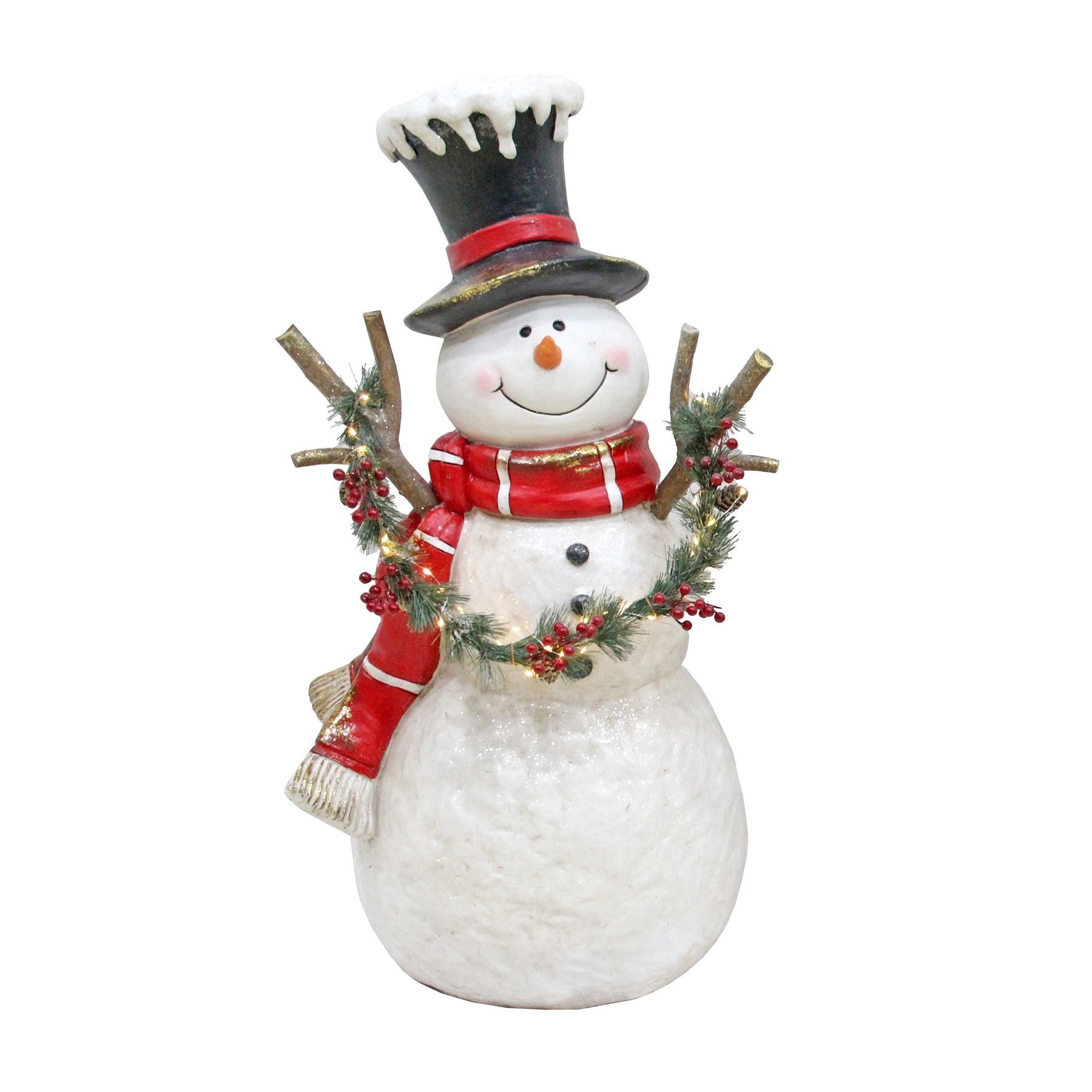 Snowman with Red Scarf - 97cm