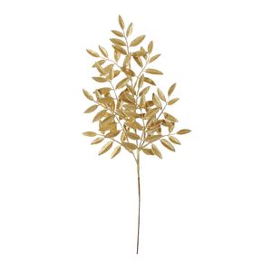 Glitter Leaf Spray - Metallic Gold - 60cm