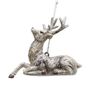 Sitting Reindeer Ornament - 9cm