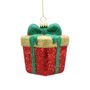 Sparkly Giftbox Ornament - 8cm