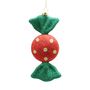 Sparkly Candy Ornament - Red/Green - 15cm