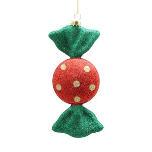 Sparkly Candy Ornament - Red/Green - 15cm