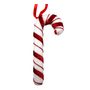 Glitter Candy Cane Hanging Decoration - Red/White - 17cm