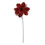Giant Glitter & Sequin  Poinsettia Stem - Red - 70cm