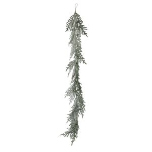 Snowy Garland with Glitter - 183cm