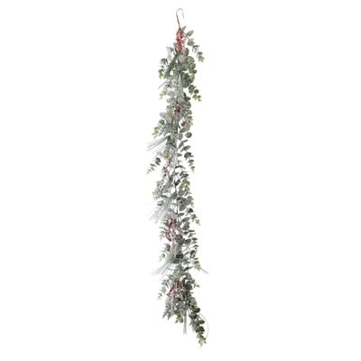 Snowy Eucalyptus & Berry Garland - 183cm