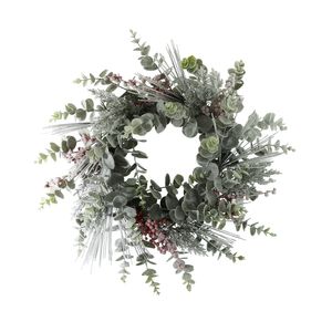 Snowy Eucalyptus & Berry Wreath - 60cm