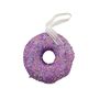 Glitter Donut Hanging Decoration - Lilac - 15cm