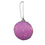 Biscuit Beaded Bauble - Lilac - 8cm