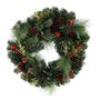 Wreath with Mixed foliage Cones and Berries - 60cm
