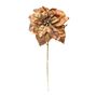 Poinsettia Stem - Golden Brown - 50cm