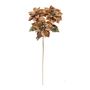 Poinsettia x 3 Spray - Golden Brown -  81cm