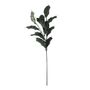 Glitter Leaf Spray - Dark Green - 68cm