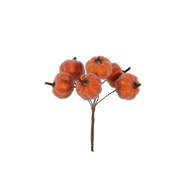 Pumpkin Bunch x 6  - Orange - 27cm