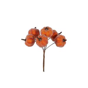 Pumpkin Bunch x 6  - Orange - 27cm