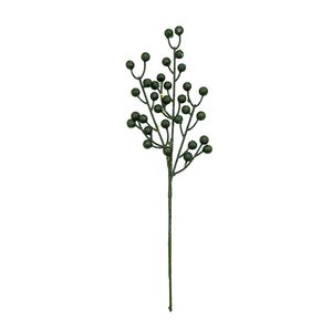 Glitter Berry Spray  - Green - 42cm