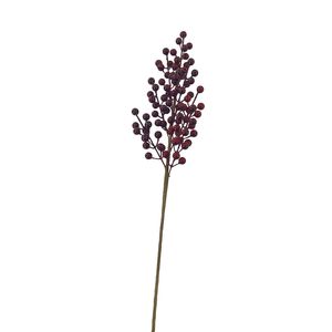 Berry Stem - Burgundy - 60cm