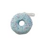 Glitter Donut Hanging Decoration - Light Blue - 15cm