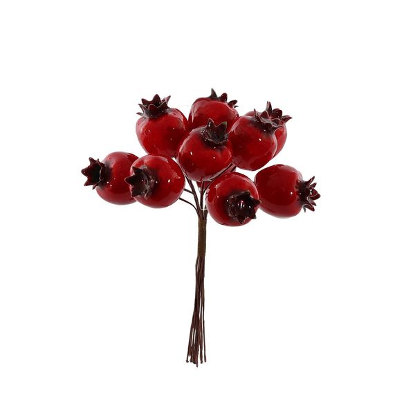 Haw Apple x 12 Pick - Red - 12cm