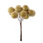 Shiny Berry Bunch Pick - Gold - 11cm