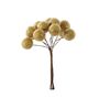Shiny Small Berry Bunch Pick - Gold - 11cm