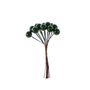 Shiny Mini Berry Bunch Pick - Green - 10cm