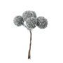 Sparkly Berry Ball Pick - Silver - 13cm