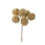 Sparkly Berry Ball Pick - Gold - 13cm