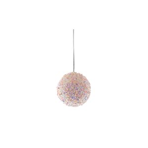 Sparkle Bauble - 8cm - Pink 